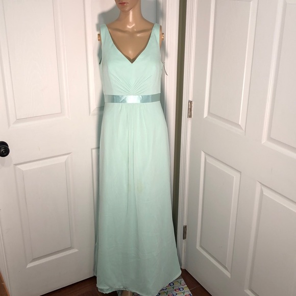 David's Bridal Dresses Davids Bridal Green Dress Nwt 8 Poshmark